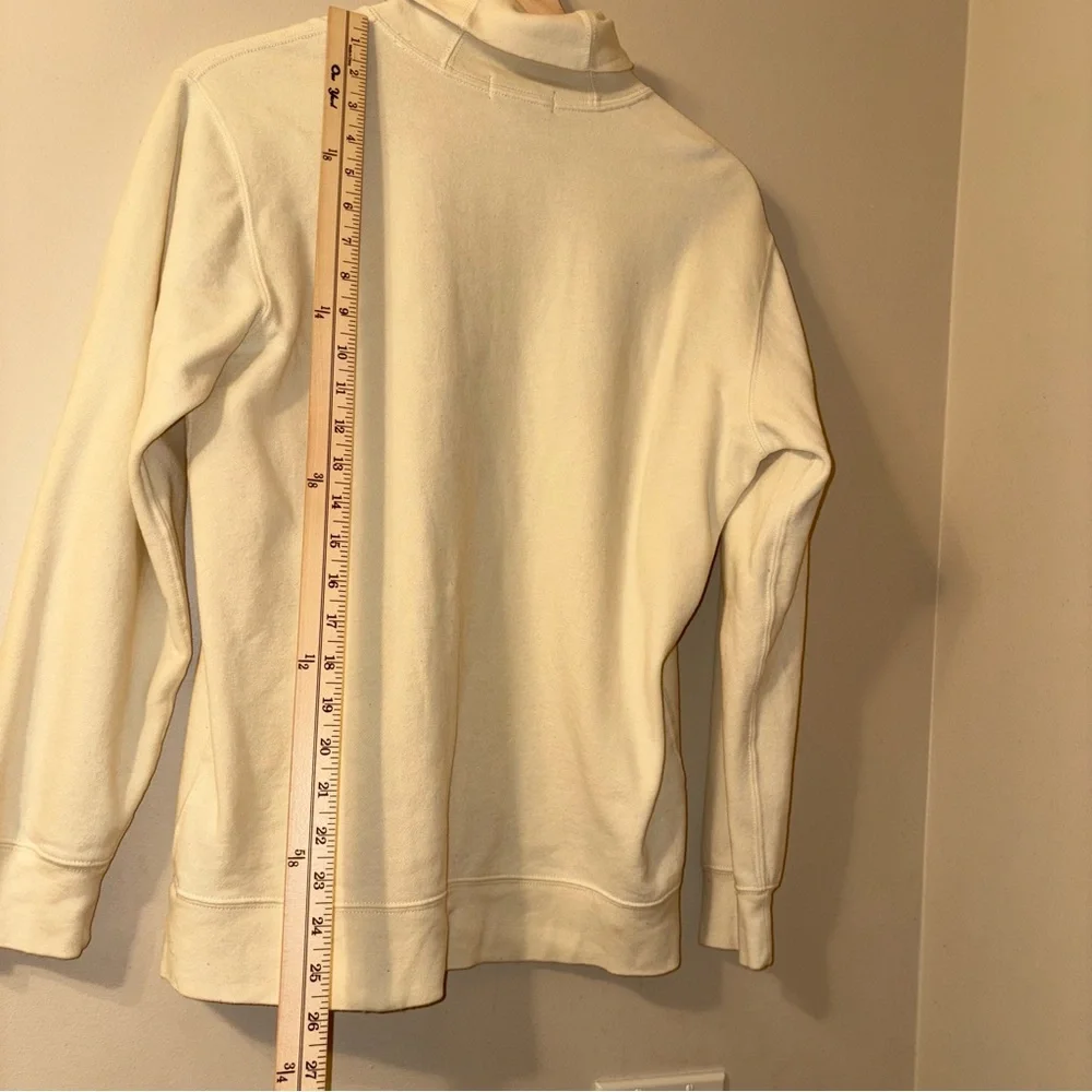 Polo Ralph Lauren Cream Shawl Collar Sweatshirt Boys Size Large 14-16